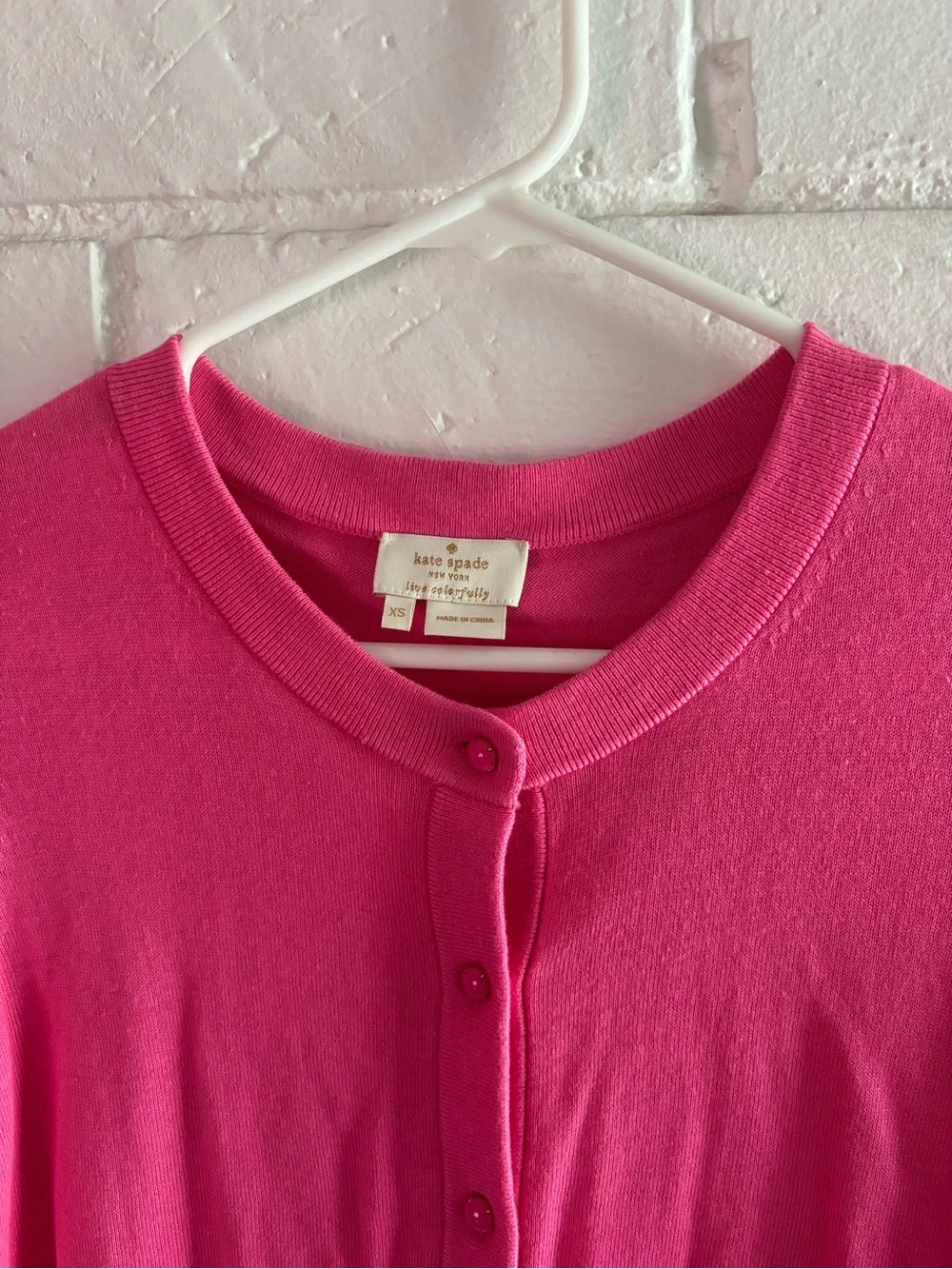 Pink Kate spade cardigan Size xs